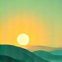Sunrise meditation scene for morning energy